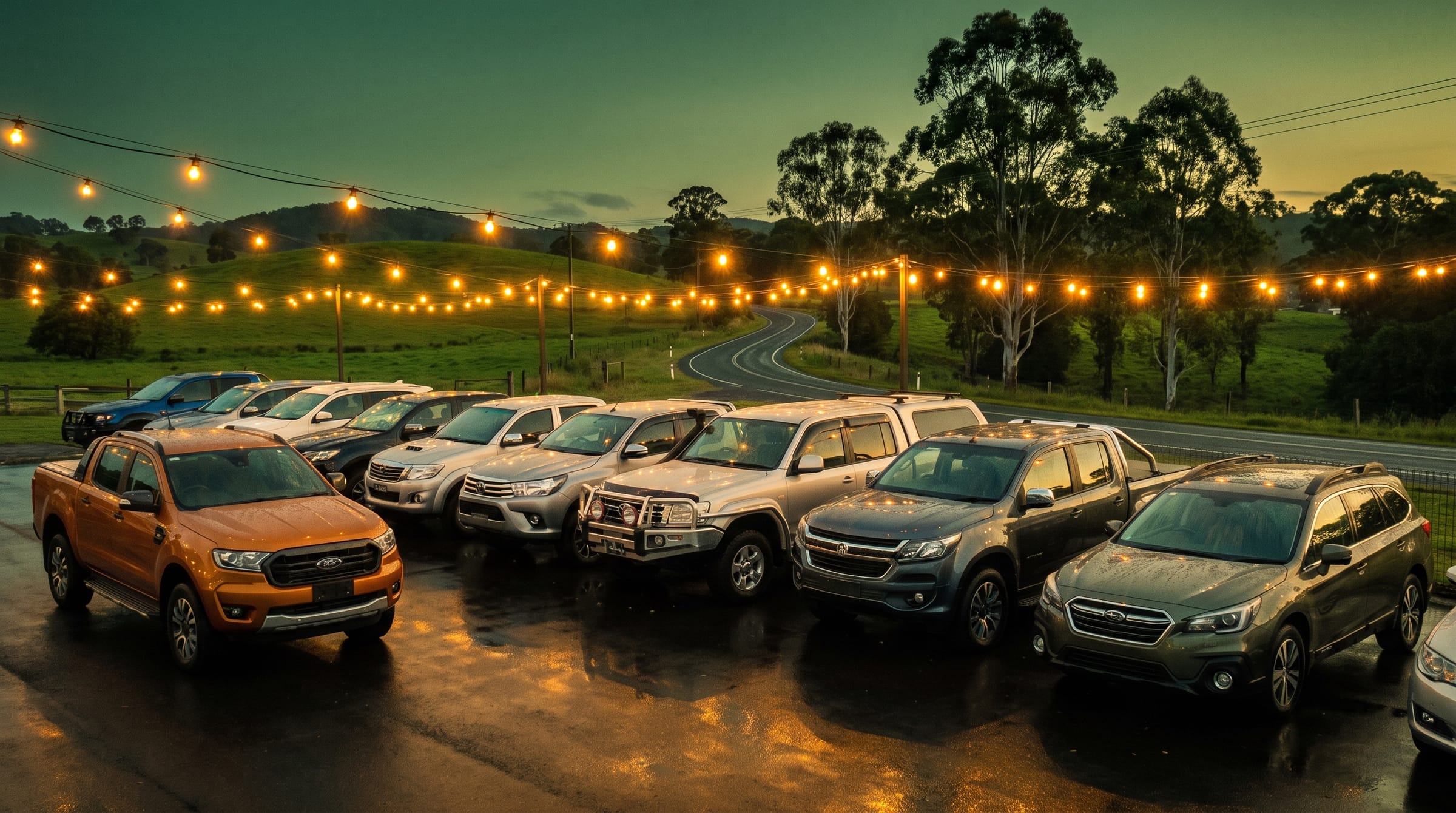 Adam Hall on the forecourt